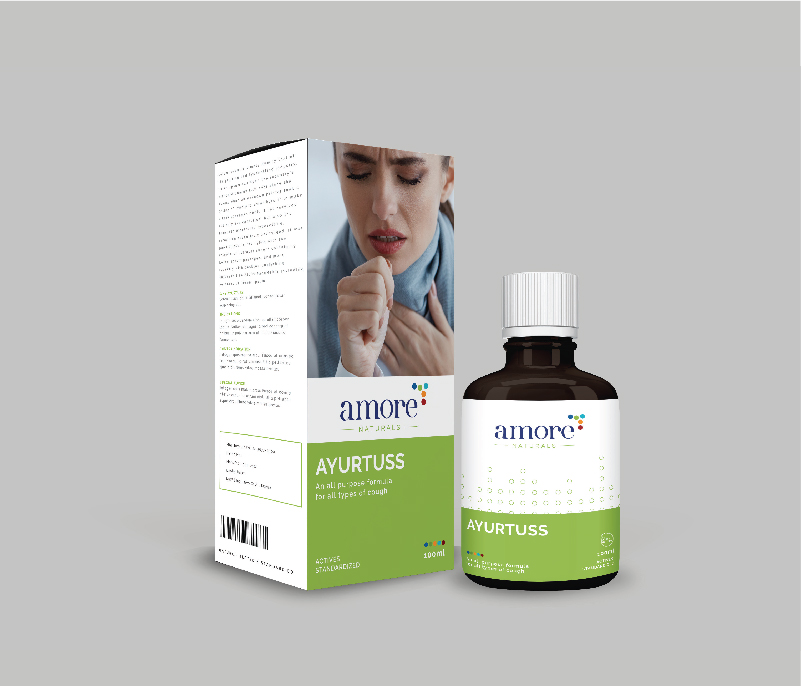 Product packaging design for cough syrup